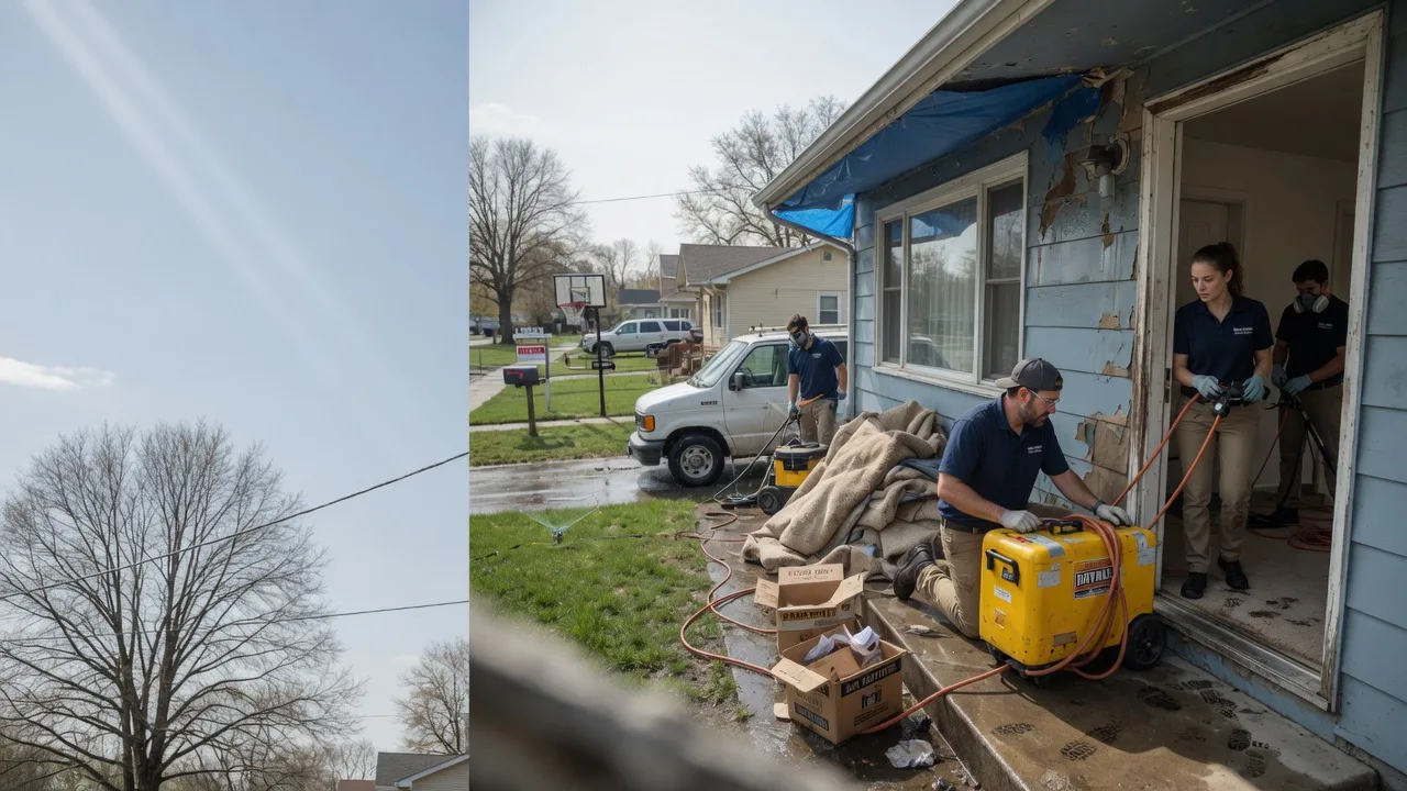Basement Flood Cleanup in Adams, TN near me
